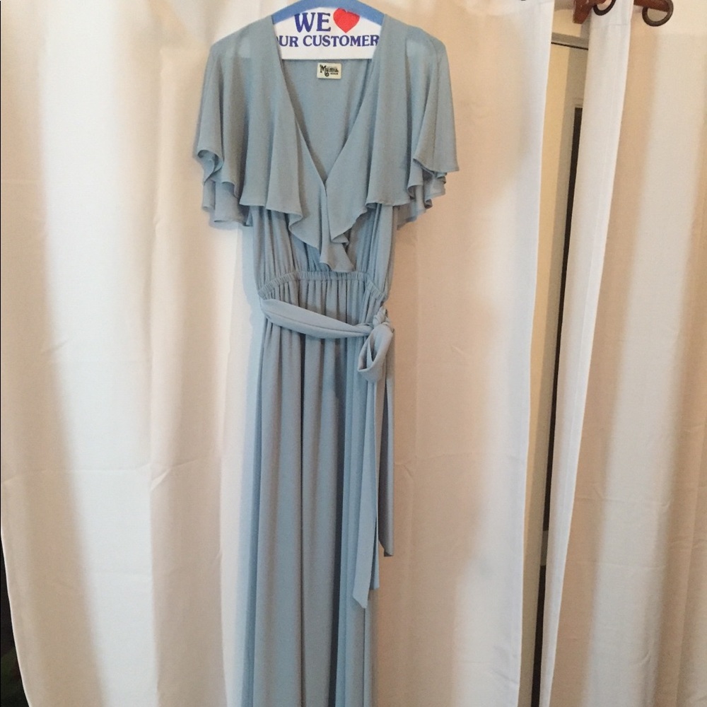 Baby blue Show Me Your Mu Mu medium maxi dress